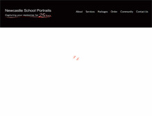 Tablet Screenshot of newcastleschoolportraits.com